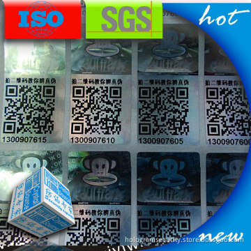 QR Code 3d Hologram Laser Labels